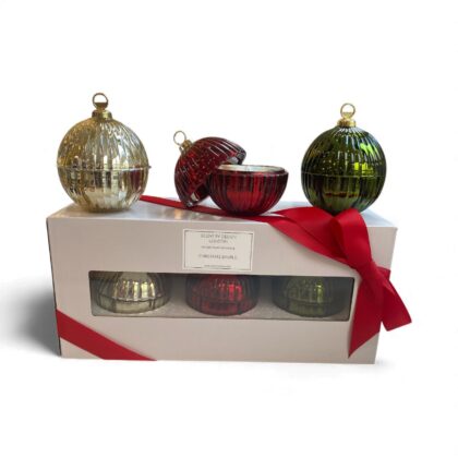Festive Bauble Candles
