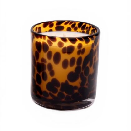 Ombre Leather Candle